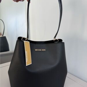Michael Kors Black Shoulder Bag w/ shopping bag